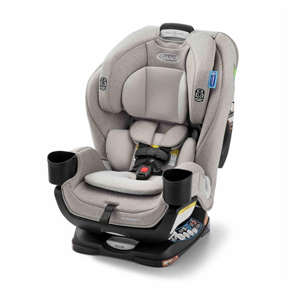 Cadeirinha de Carro Conversível Graco Extend2Fit, Reclinável e com Painel de Extensão Ajustável para Mais Espaço para as Pernas, Modelo