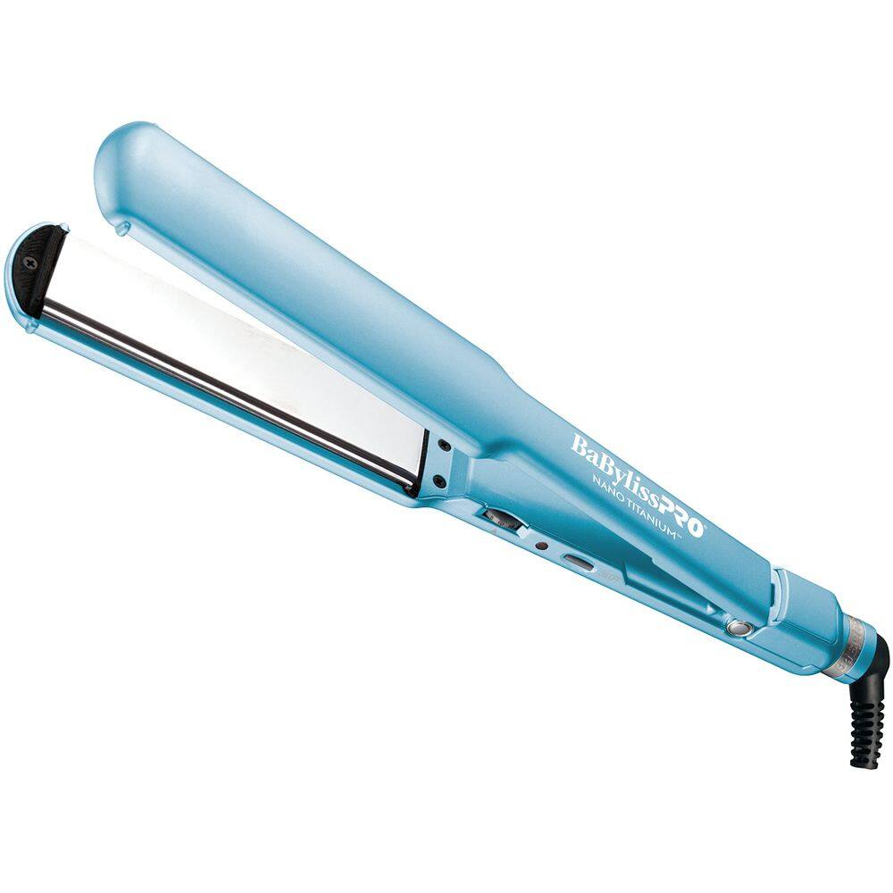 Alisador de cabelo de ferro plano BaBylissPro Nano Titanium 1/2
