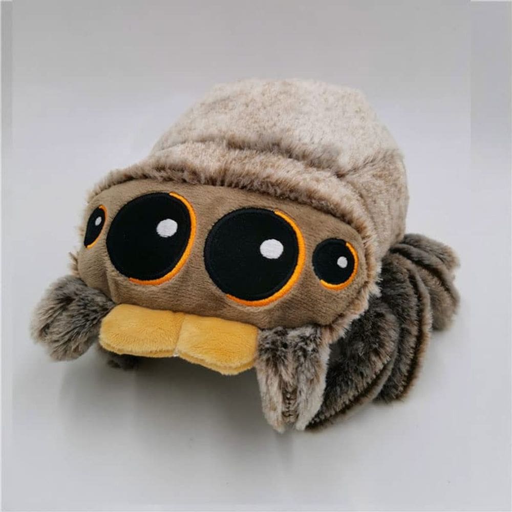 Brinquedo de pelúcia Spider Cute Soft Jumping Spider, decoração de quarto infantil