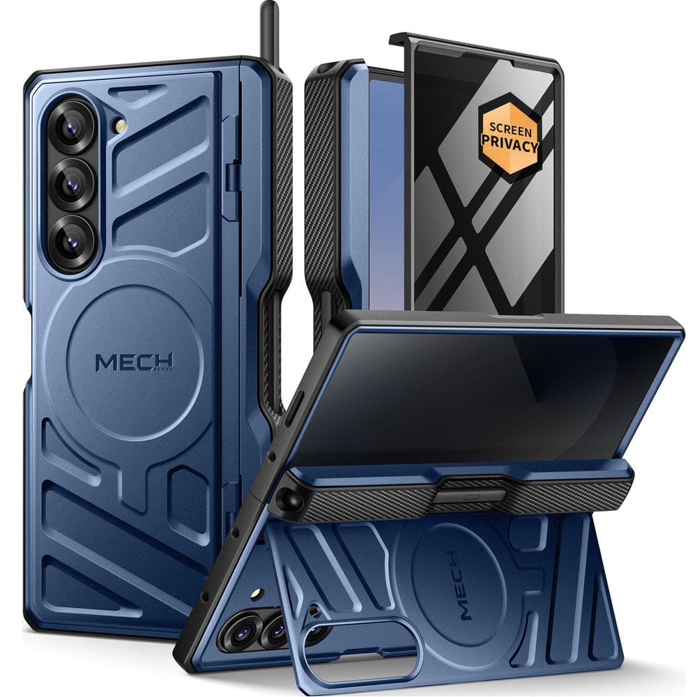 Capa de telefone TONGATE Magnetic para Samsung Galaxy Z Fold 6 azul