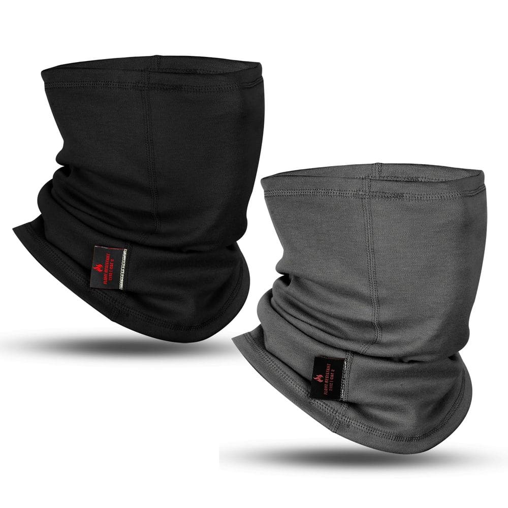 Máscara facial Neck Gaiter LANLFY FR resistente a chamas 100% algodão