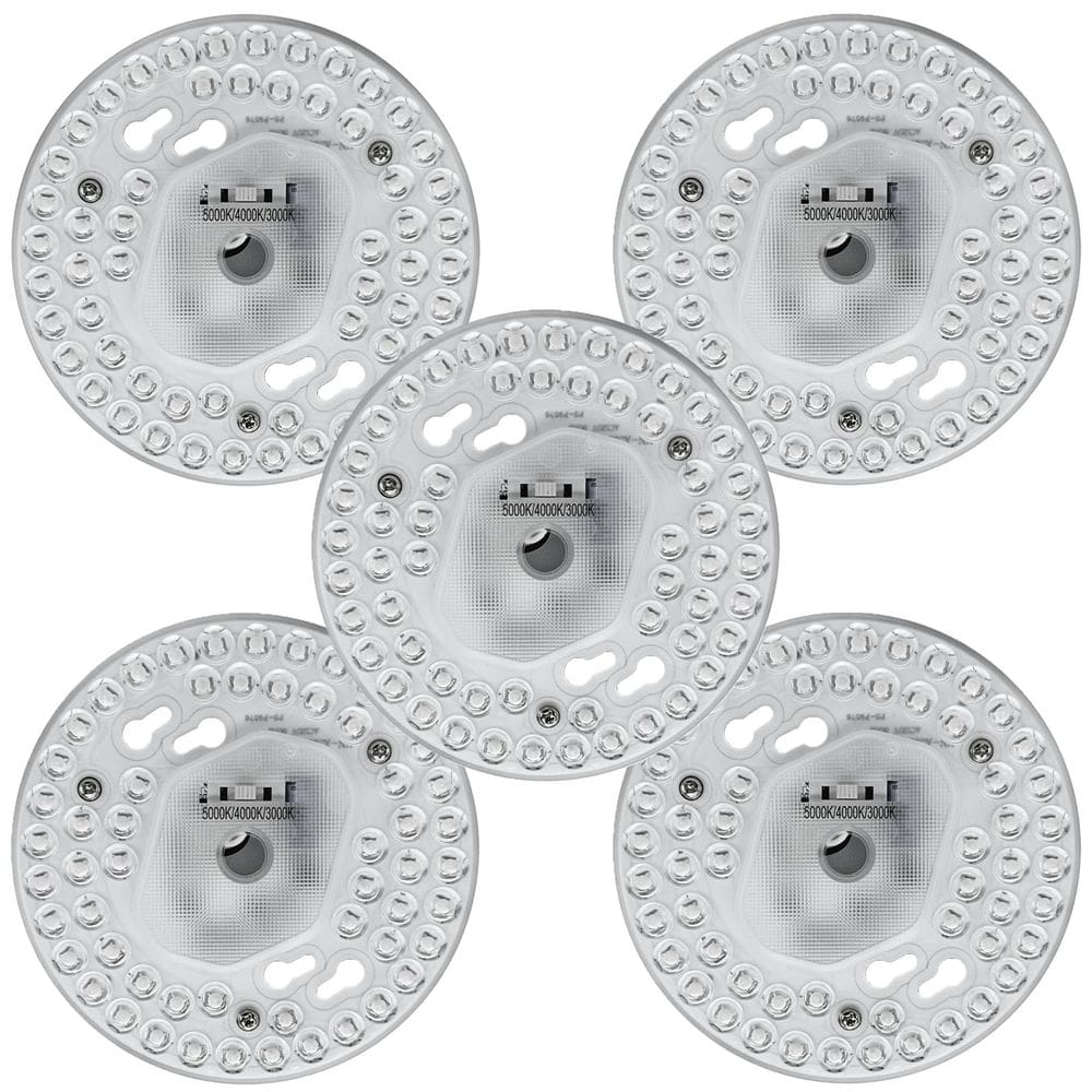 Painel de substituição de luz de ventilador de teto PCB Ansen, pacote com 5, 18 W