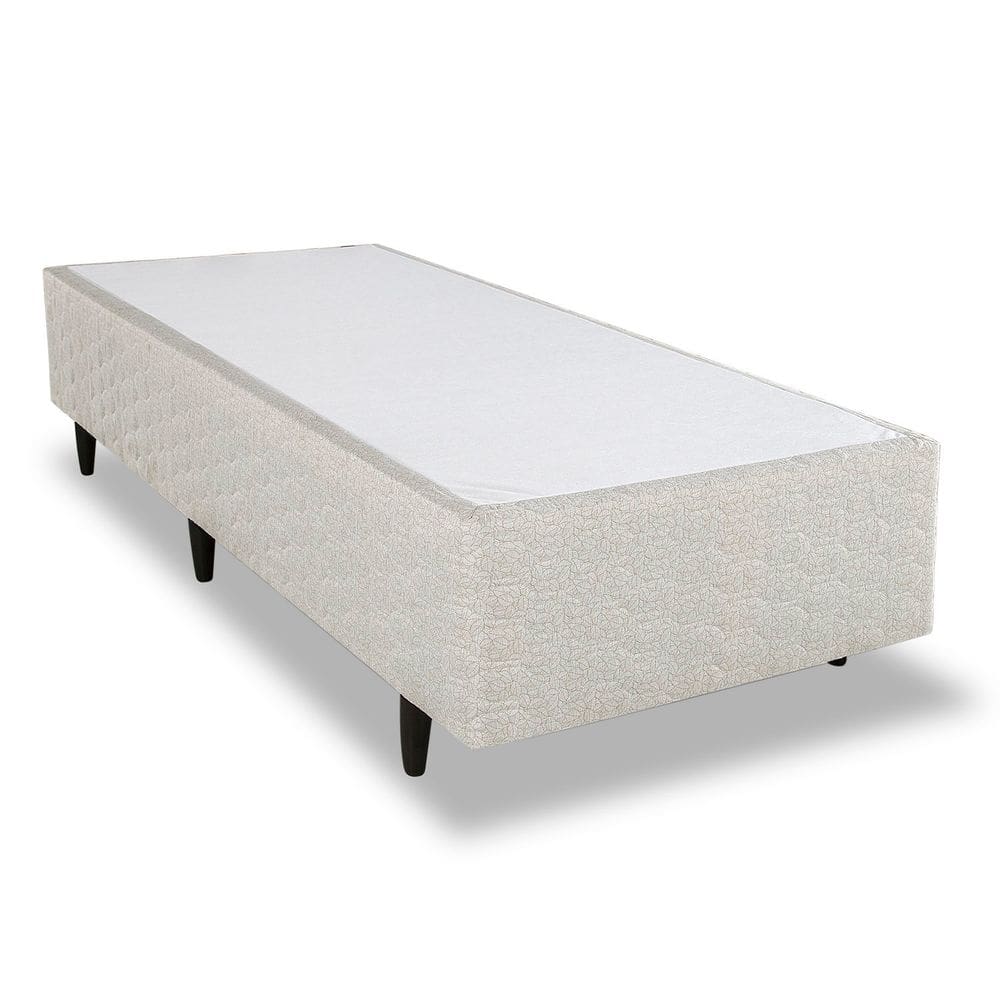 Base Box Solteiro 96x203x28cm Favo Bege Herval Favo