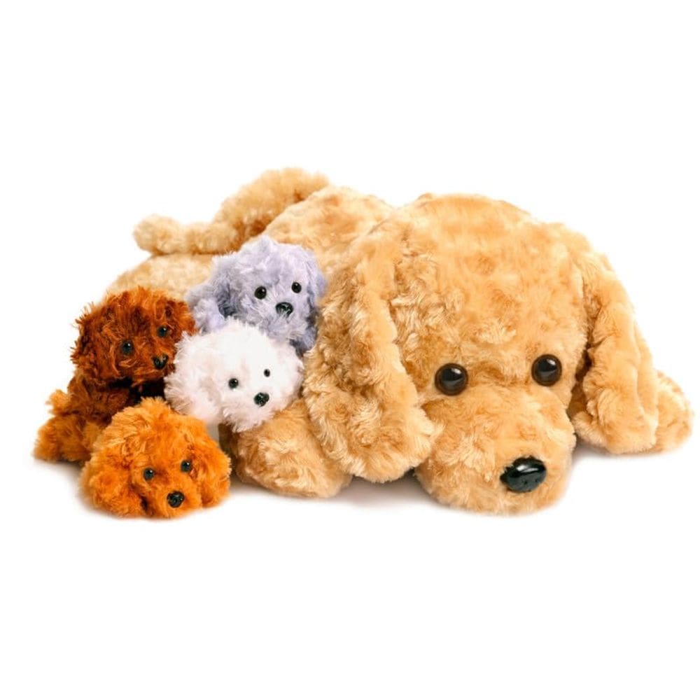 Conjunto de bichos de pelúcia Vposyako de 5 peças para cães para meninas de 3 a 9 anos