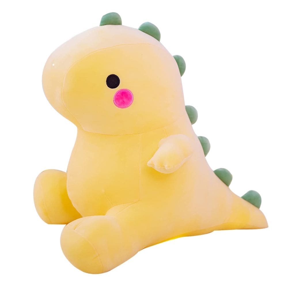 Brinquedo de pelúcia DUANMUL Cute Dinosaur Stuffed Bich 32 cm amarelo