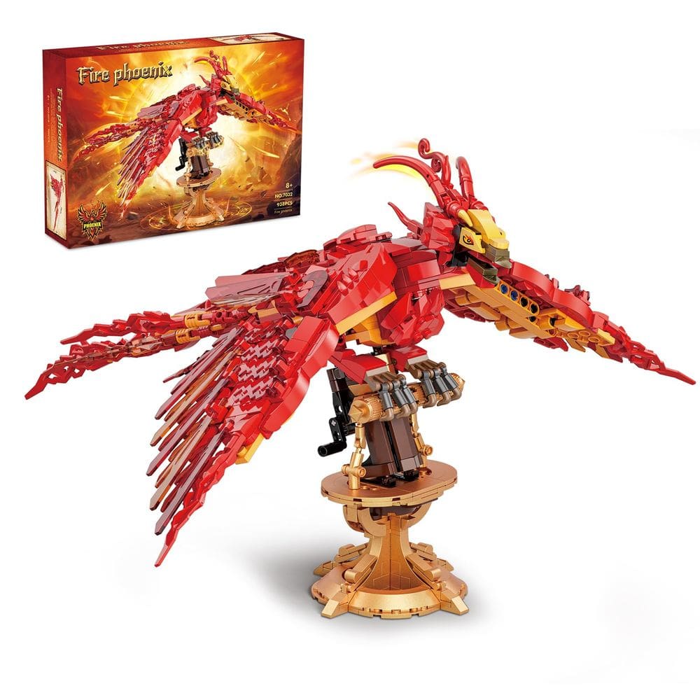 Conjunto de construção YEECHAO Harry Fire Phoenix com 938 peças