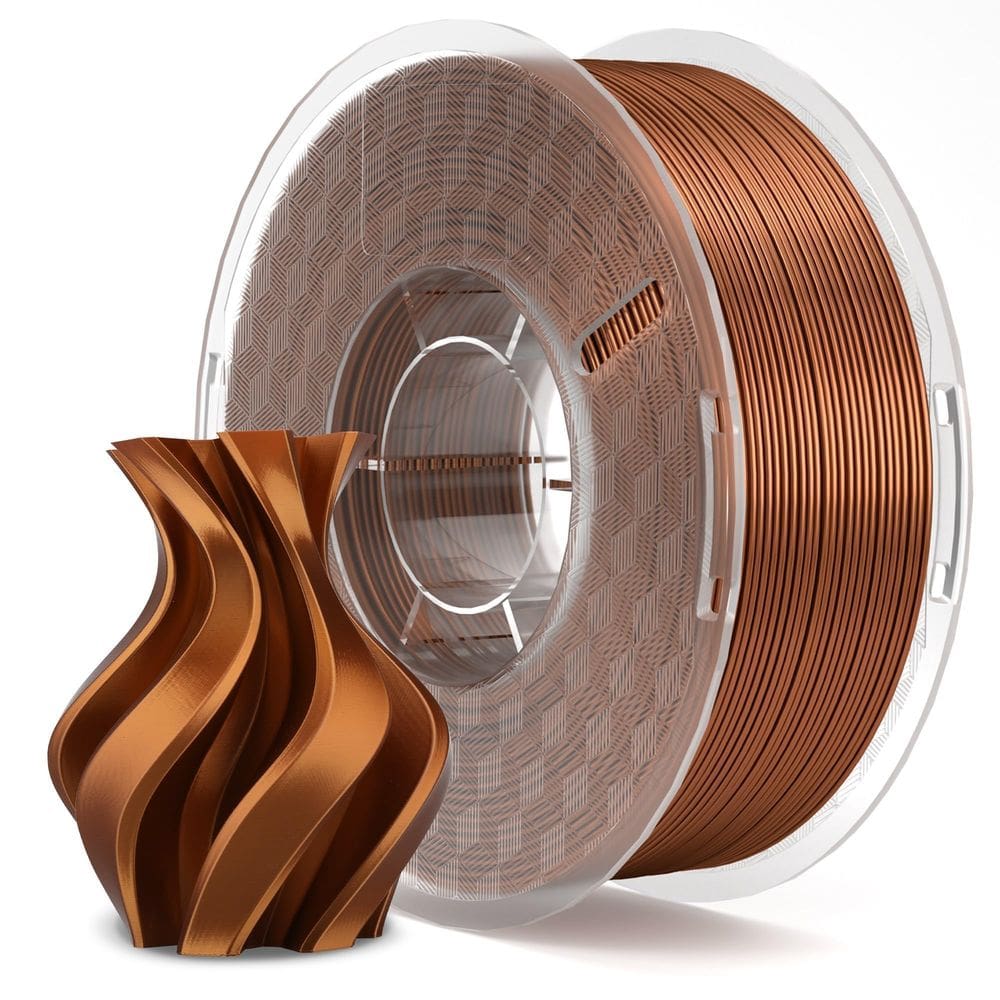 Filamento para impressora 3D ELEGOO Silk PLA 1,75 mm Bronze 1 kg