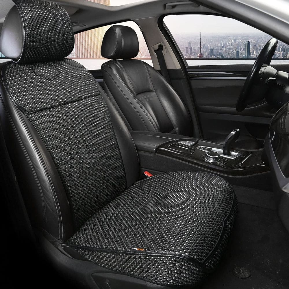 Capa de assento de carro Auto Newer Luxury Respirável Universal Preta