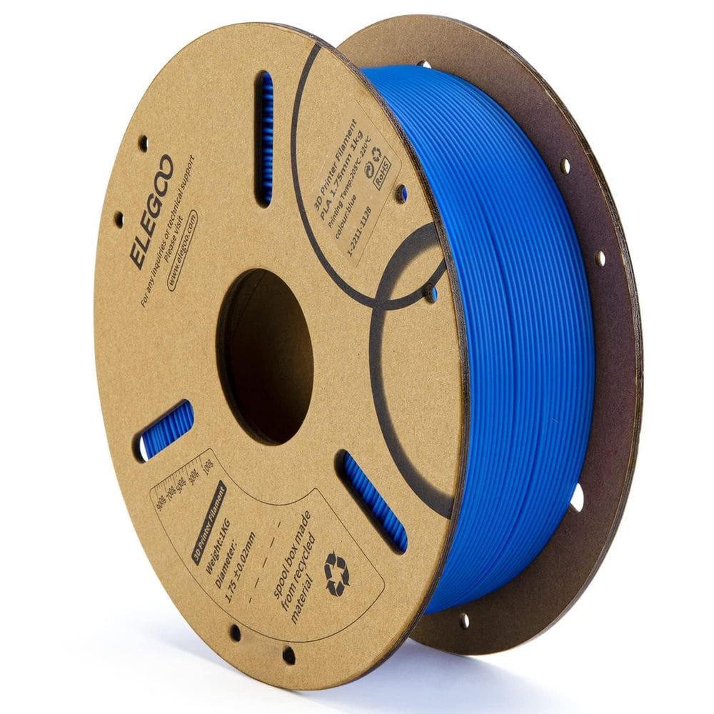 Filamento de impressora 3D ELEGOO PLA 1,75 mm azul escuro 1 kg