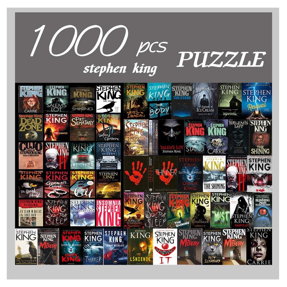 Quebra-cabeça BAIMAN Stephen King Horror Novels 1000 peças