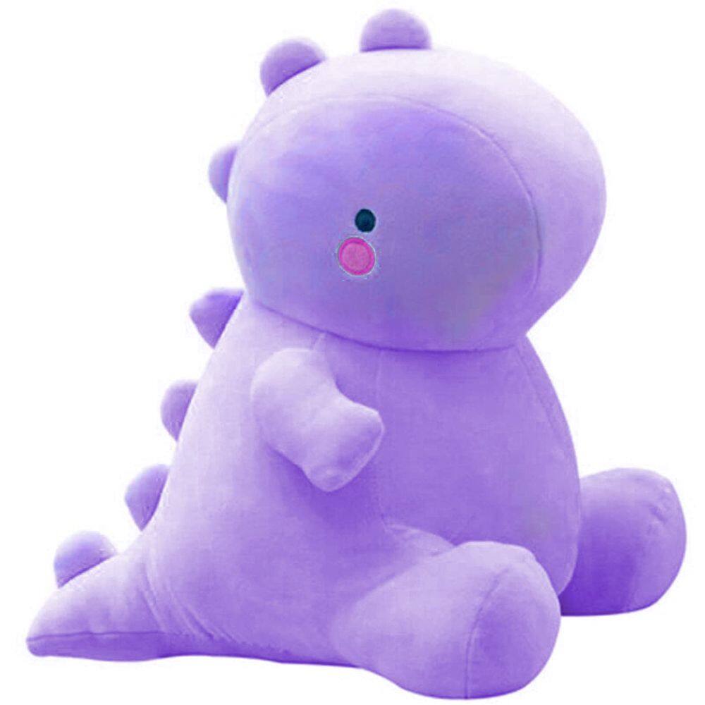 Brinquedo de pelúcia VHYHCY Cute Dinosaur Stuffed Animal Purple 50cm