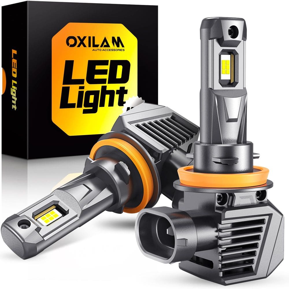 Lâmpadas de nevoeiro OXILAM H11/H9 6500K brancas 30000LM 12 chips