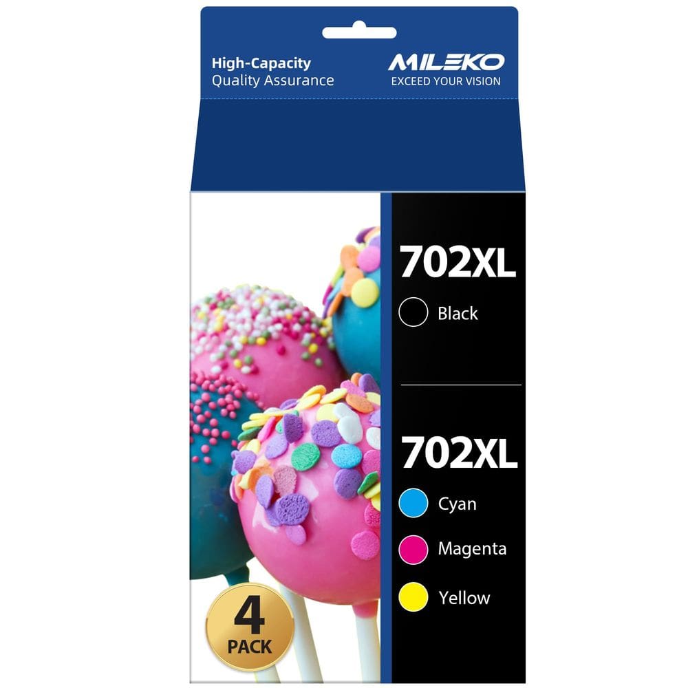 Cartuchos de tinta MILEKO 702XL remanufaturados para Epson 702XL