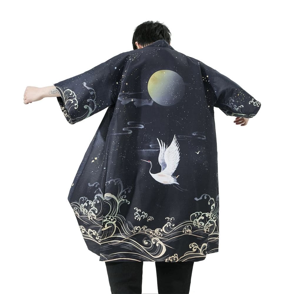 Casaco de lã quimono Seidarise Demon Slayer Haori para homem