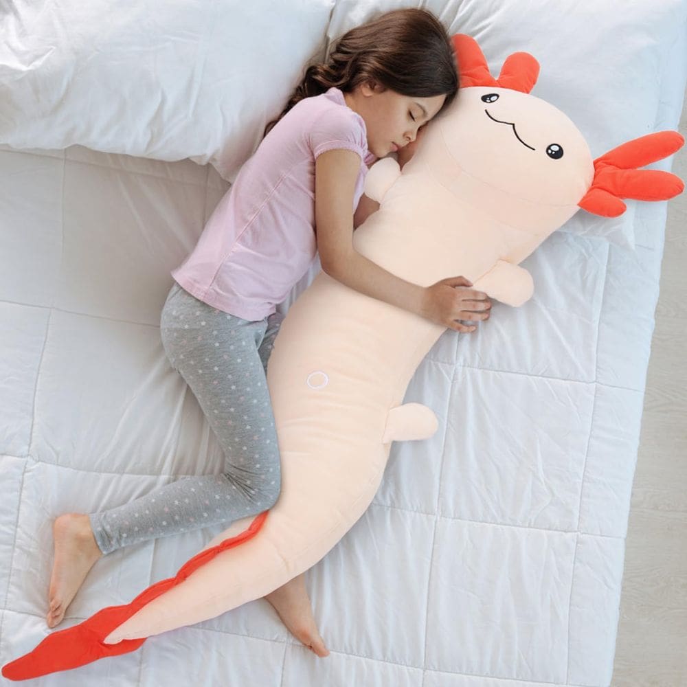 Bicho de pelúcia Maogolan Giant Axolotl 120 cm rosa