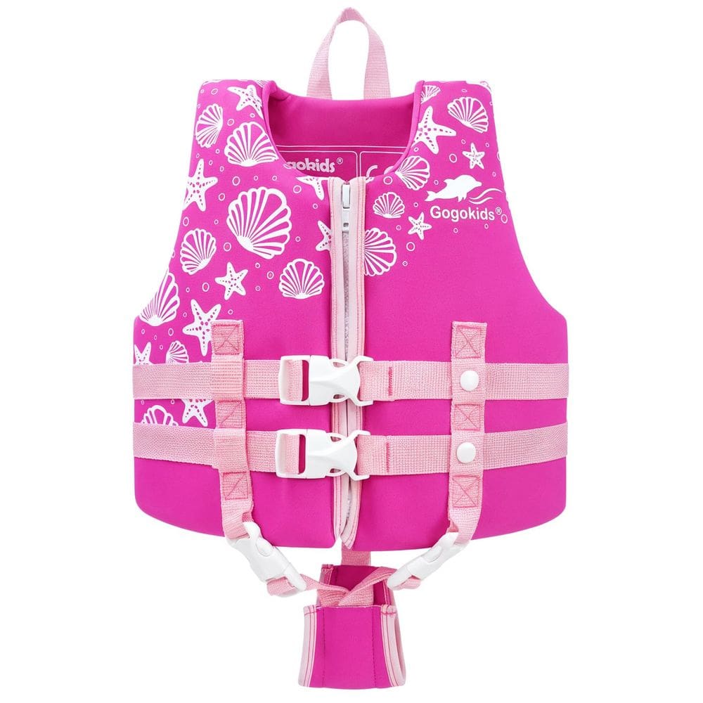 Colete de natação, jaqueta flutuante Gogokids, roupa de banho para meninos e meninas