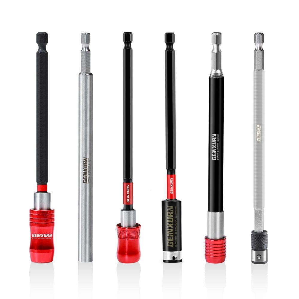 Porta-brocas para chave de fenda Geinxurn 6 peças com extensão de 15 cm