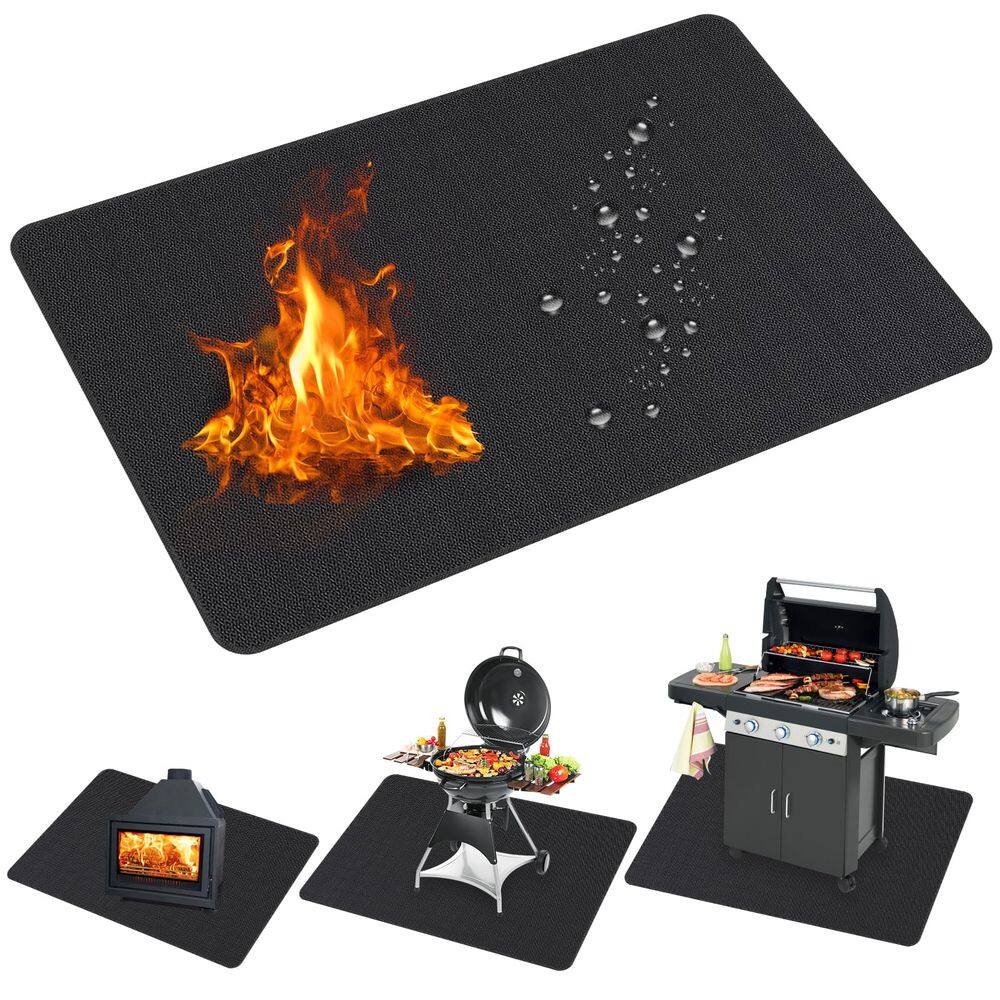 Tapete Under Grill McKuk 178 x 122 cm, resistente ao fogo, à prova de água