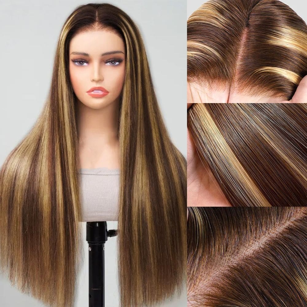 MP - Peruca EARLR Highlight Balayage Brown Hu
