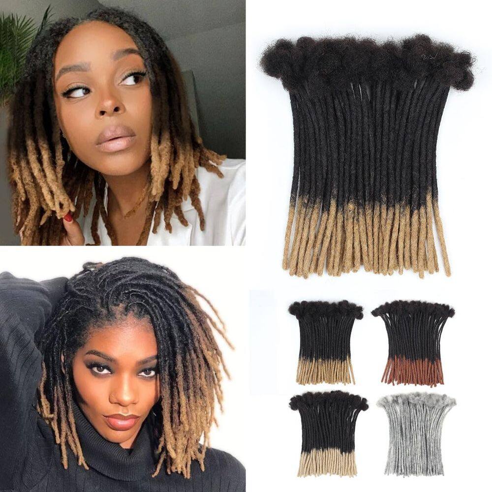 Dreadlock Extensions Vecago 50 Strands 0,4 cm 100% cabelo humano