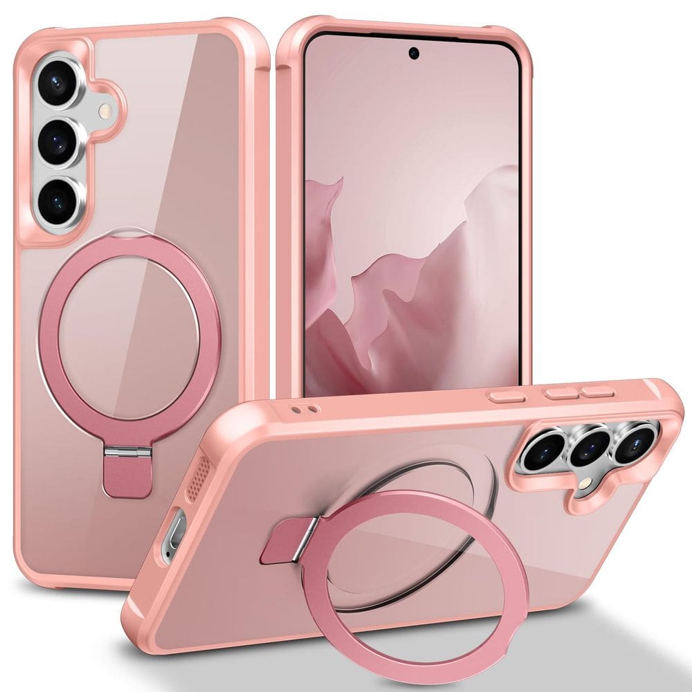 Capa de telefone PIXIU para Samsung Galaxy S24/S25 com anel magnético