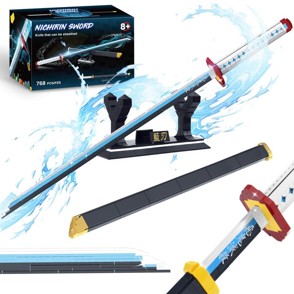 Bloco de construção Sword Jorumo Demon Slayer Tomioka Giyuu 1m