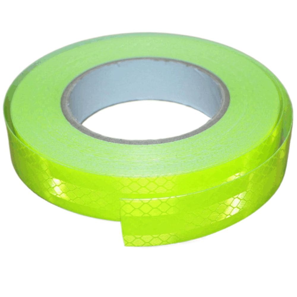 Fita reflexiva tuyrchu verde fluorescente 2,5 cm x 20 m