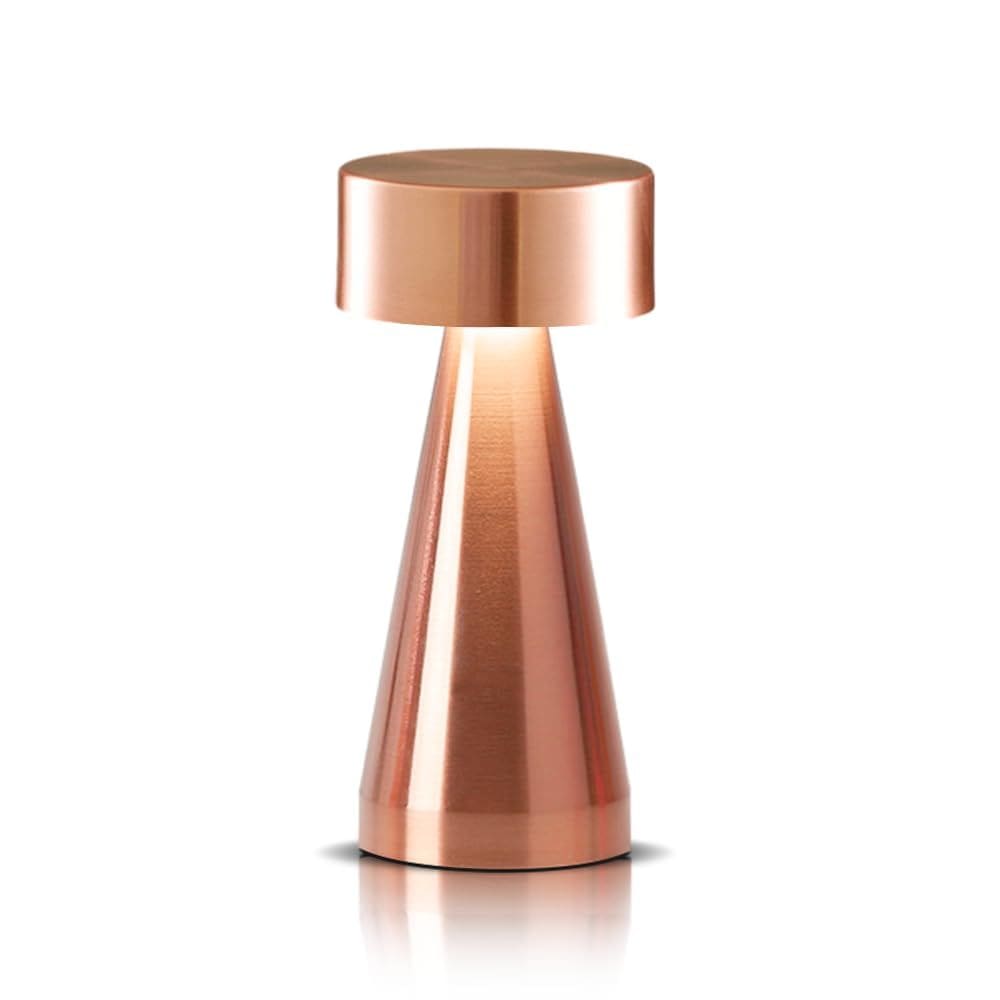 Lâmpada de mesa LED HPUFKOT portátil de 3 cores com controle de toque