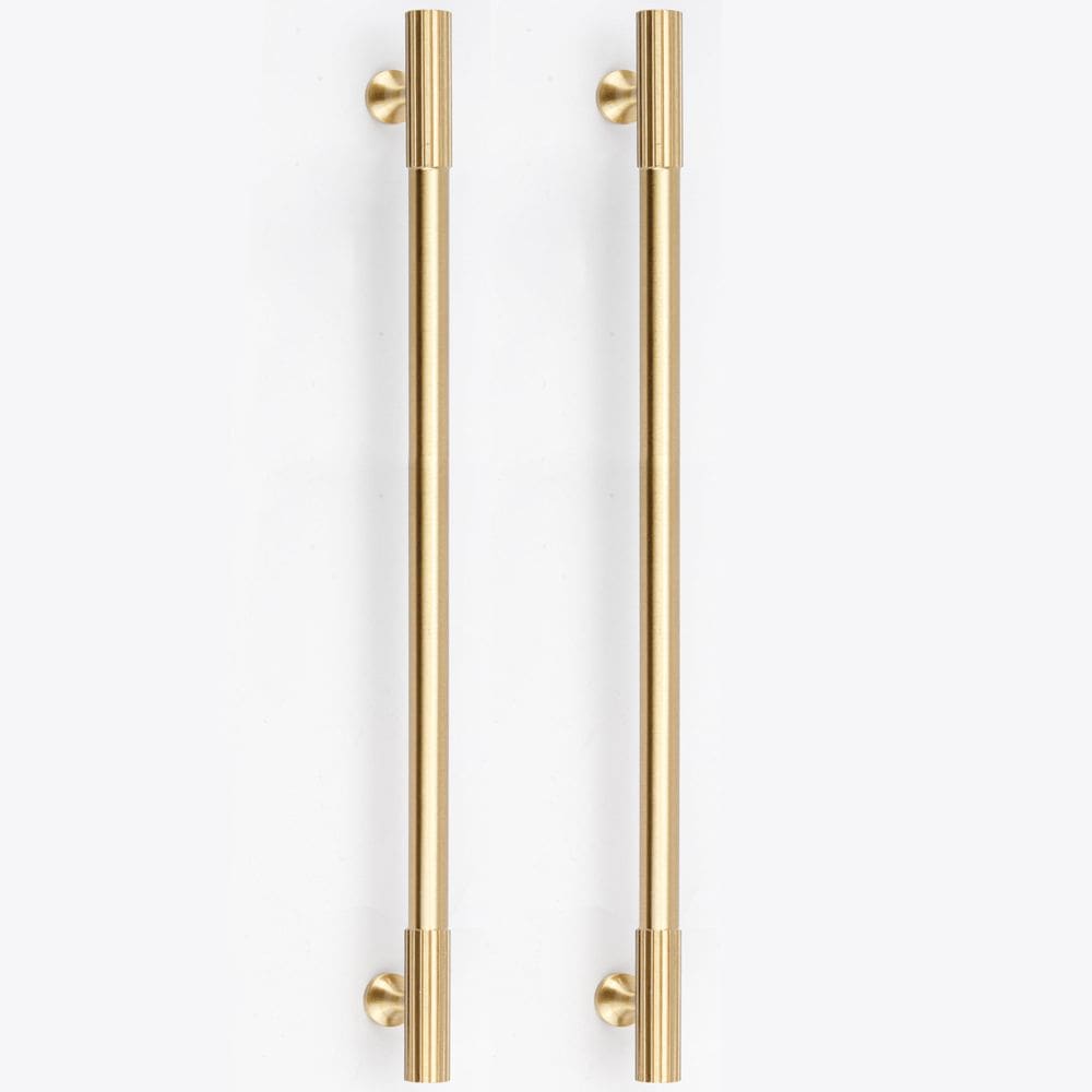 O gabinete puxa os centros de furos RZDEAL Solid Brass Gold de 10 polegadas