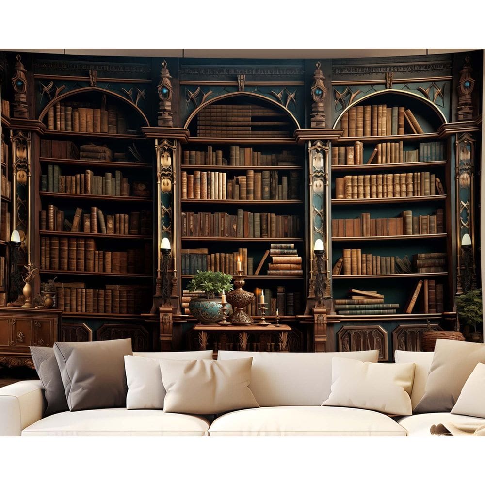 Tapeçaria QGHOT Medieval Vintage Estante de Parede