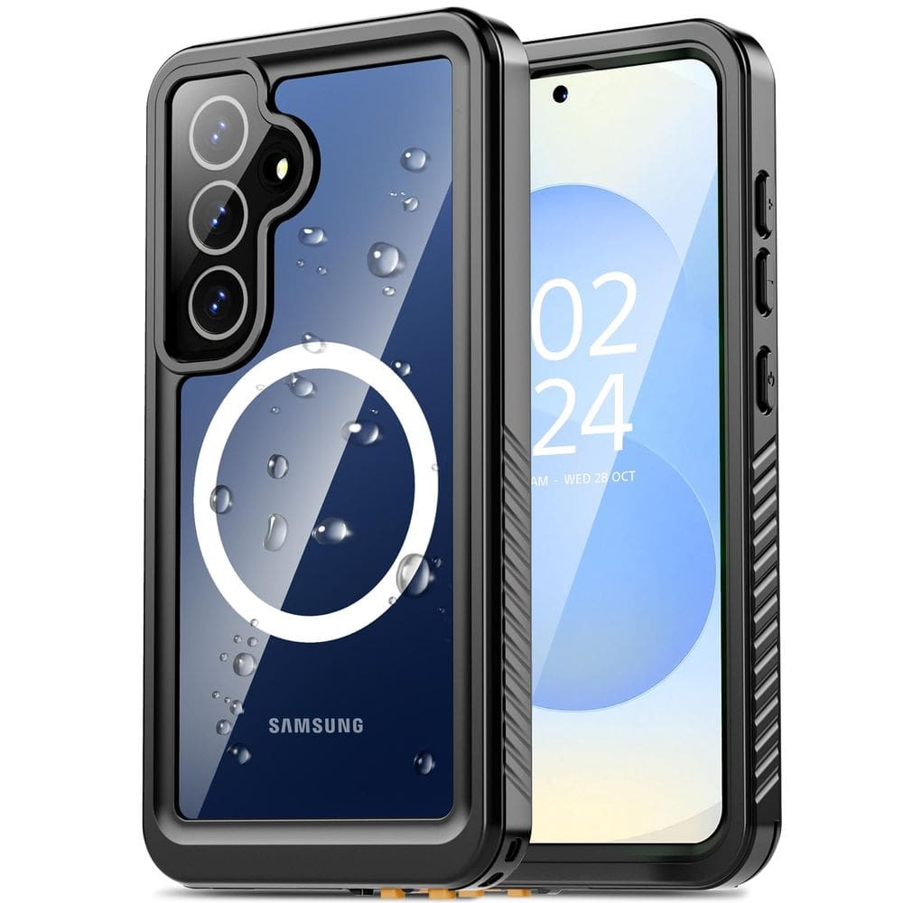 Capa impermeável Oterkin para Samsung Galaxy S25 Plus preta