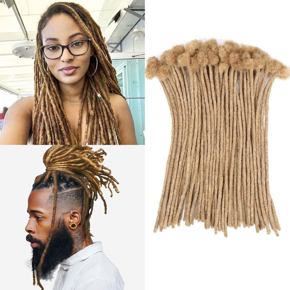 Dreadlock Extensions Vecago 50 Strands 0,4 cm 100% cabelo humano
