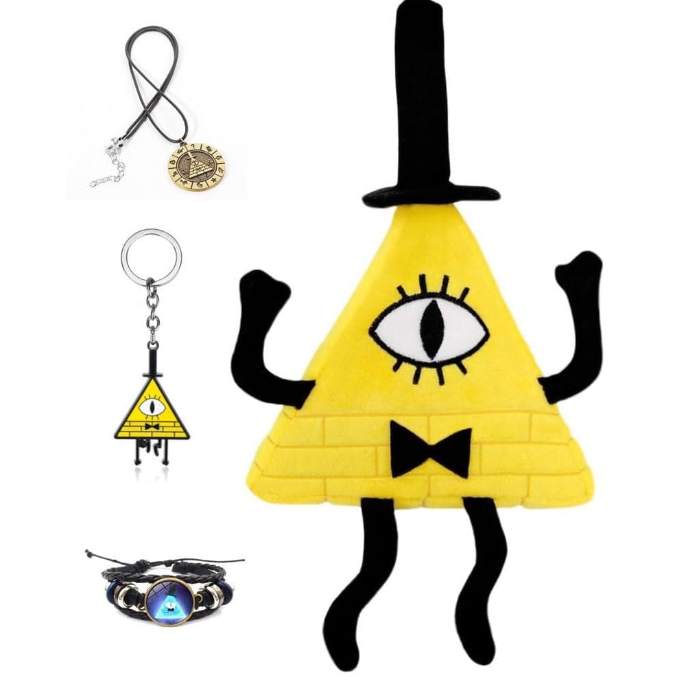 Brinquedo de pelúcia Aimery Gravity Falls Bill Cipher 30cm