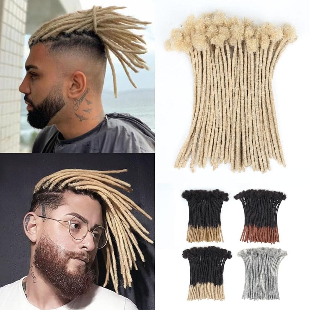 Dreadlock Extensions Vecago 50 Strands 0,4 cm 100% cabelo humano