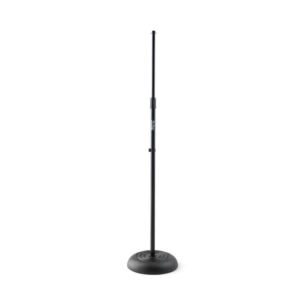 Suporte para microfone OnStage MS7201B Base redonda preta