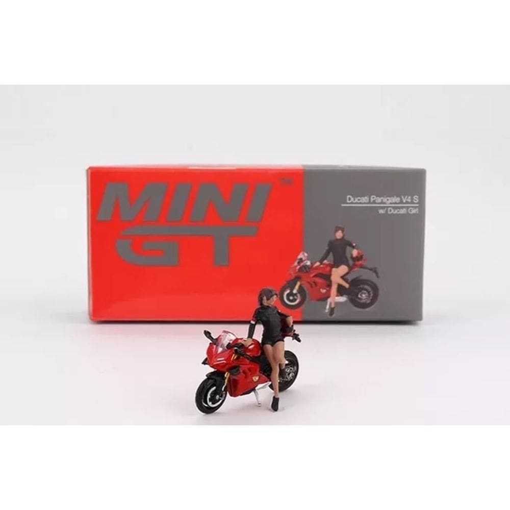 Motocicleta modelo TSMMODEL Mini GT Ducati Panigale V4 S 1:64