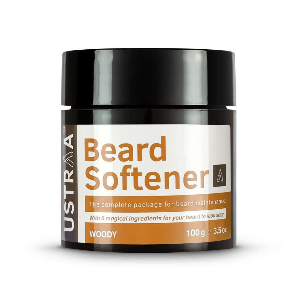 Amaciador de barba Ustraa suaviza e nutre 100 ml com óleo de argão