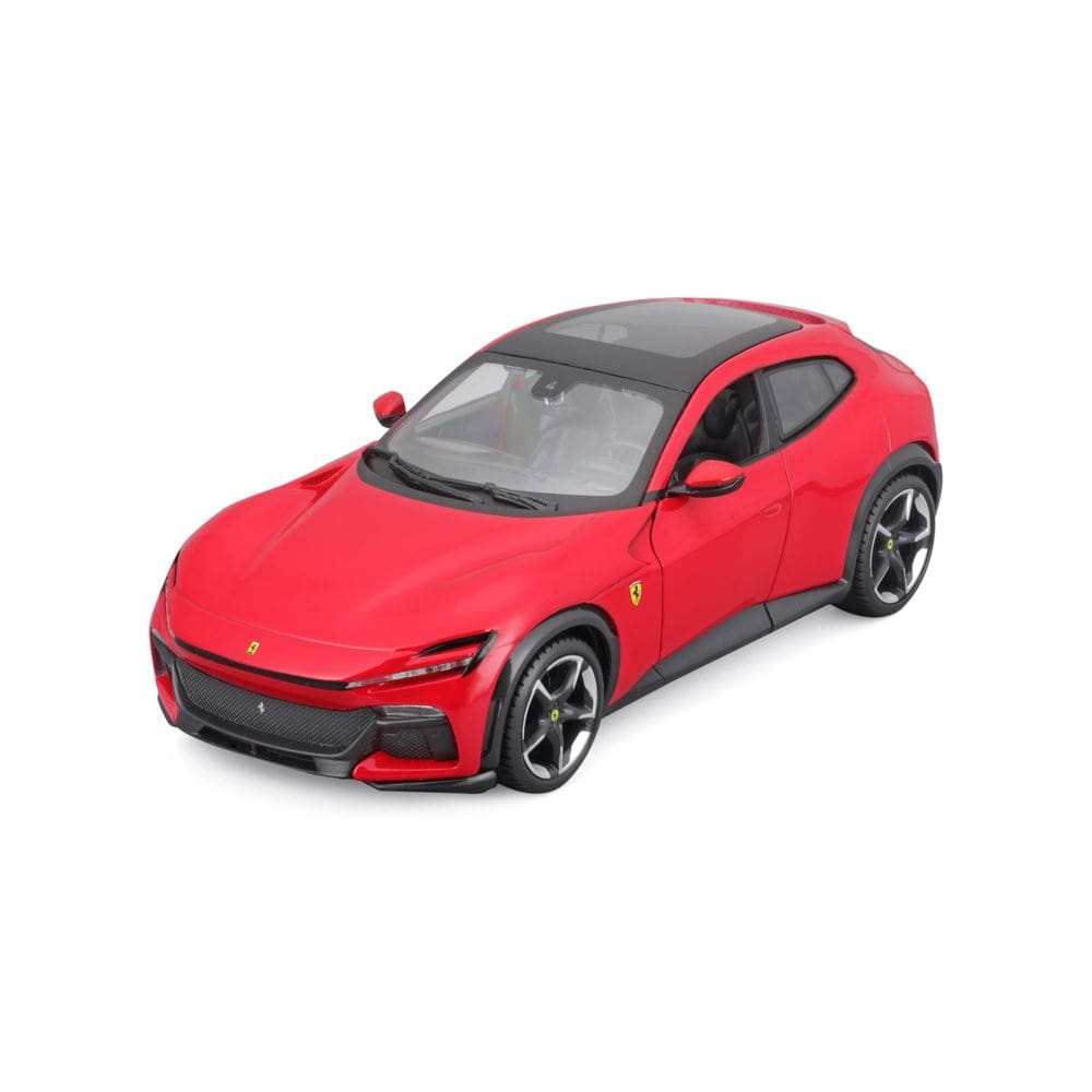 Carro modelo em escala Bburago Ferrari Purosangue SUV 1/24 Vermelho 3+