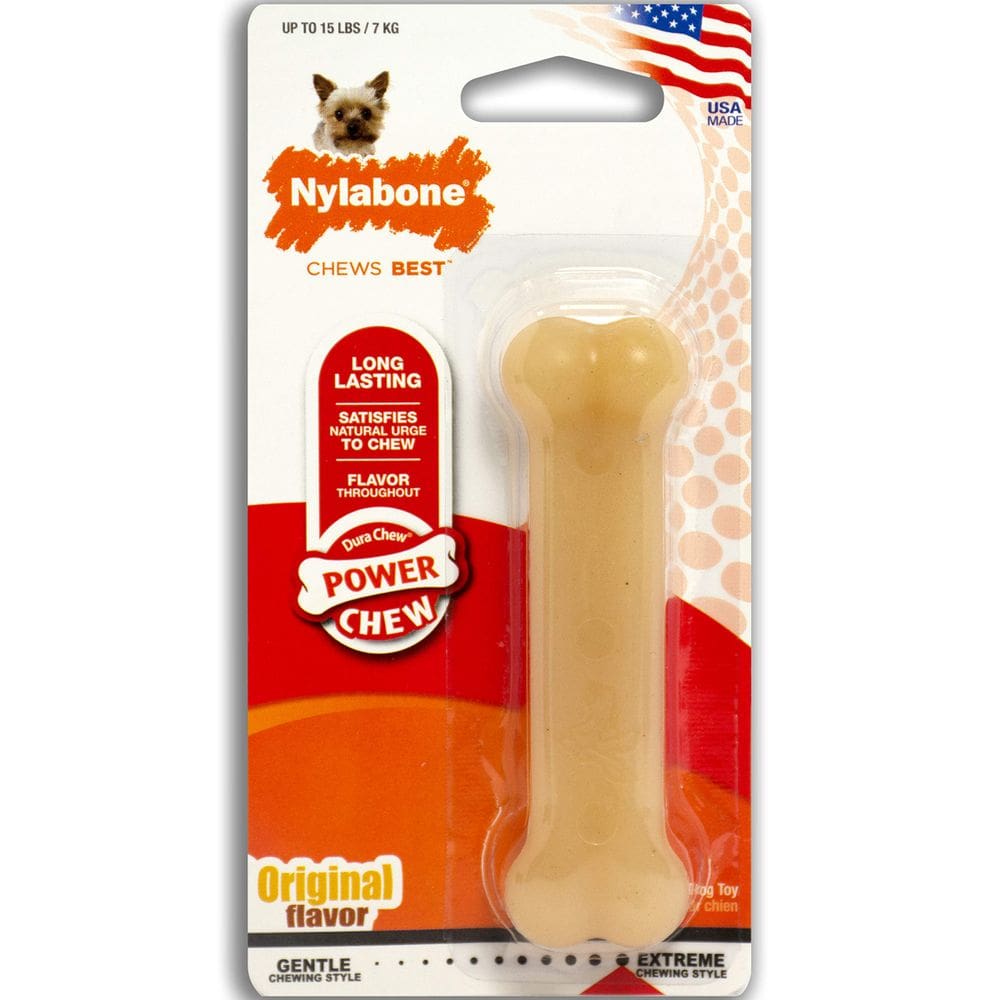 Toy Chew Toy Nylabone Power Chew Flavored, durável para cães