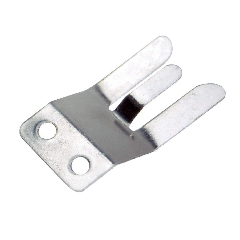 Par de aço inoxidável Whitecap SS S-500 com clipe de microfone