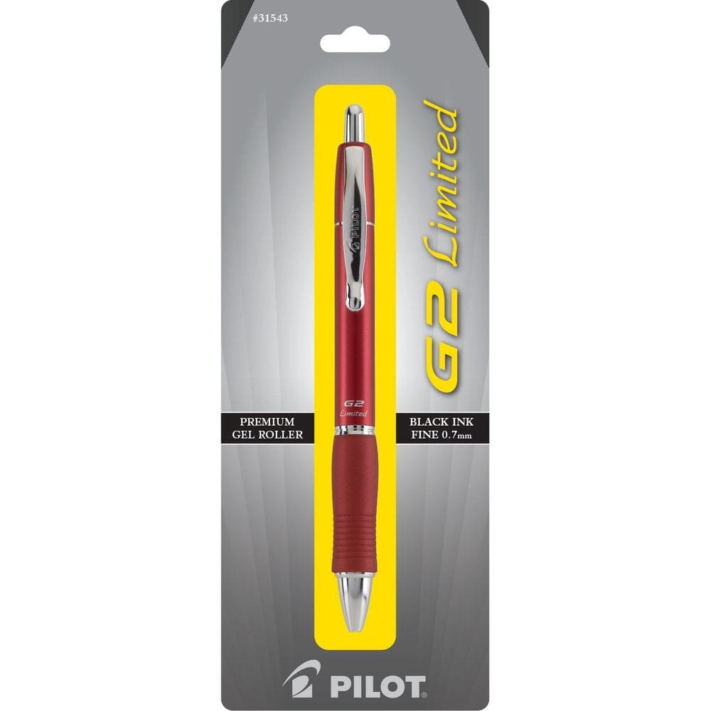 Tinta preta recarregável e retrátil Gel Pen Pilot G2 Limited