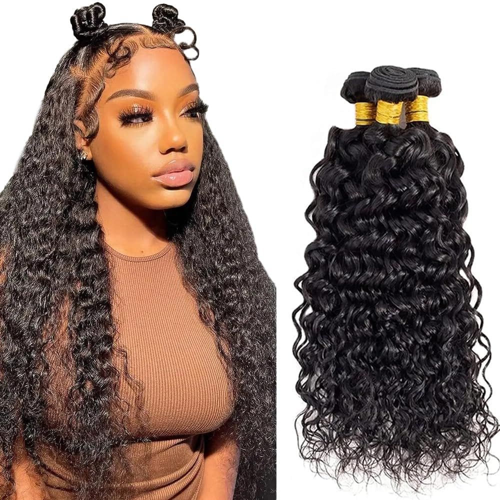 Pacotes de cabelo YOUNGHANN Water Wave Brazilian Virgin Hair
