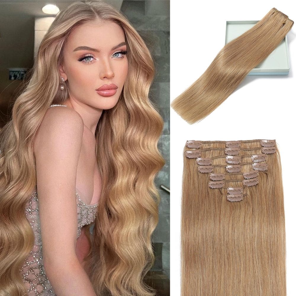 Extensões de cabelo Clip In LORIEN Real Human Hair 45cm 100g