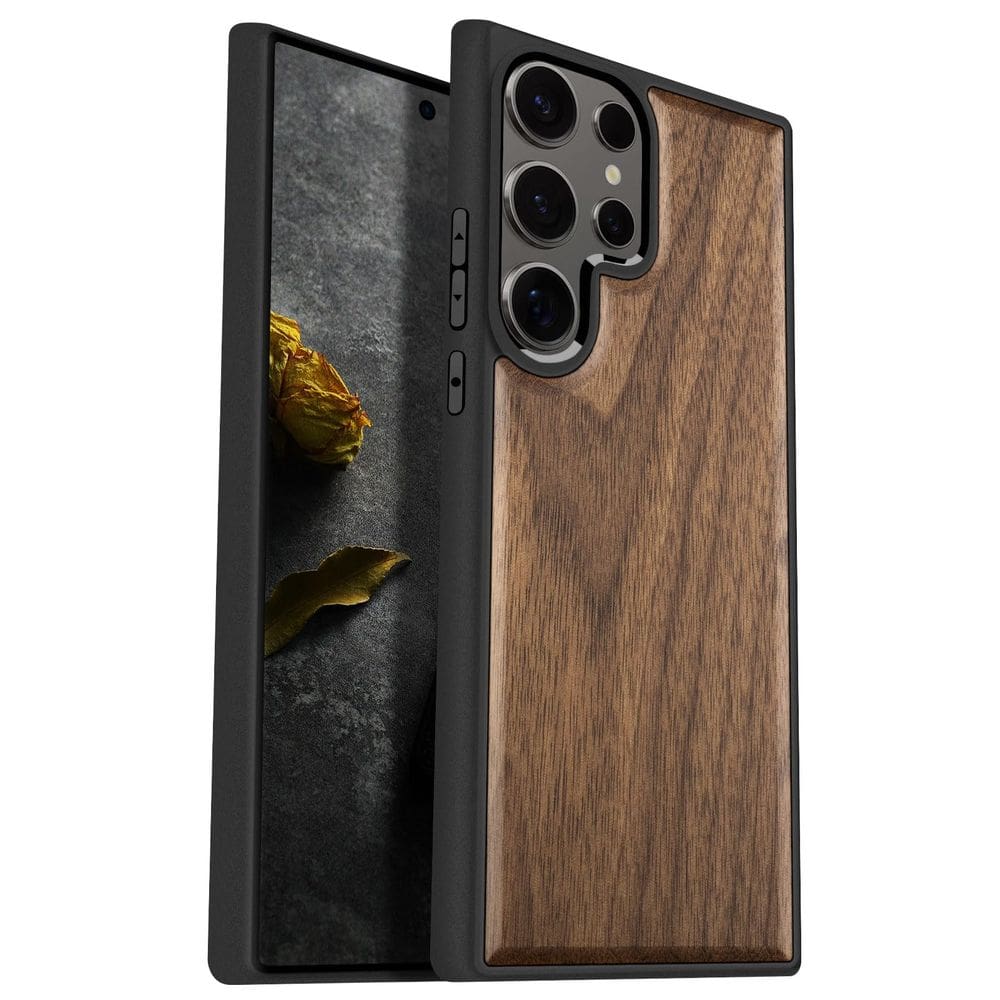 Capa de telefone Carveit Wood para Samsung Galaxy S25 Ultra