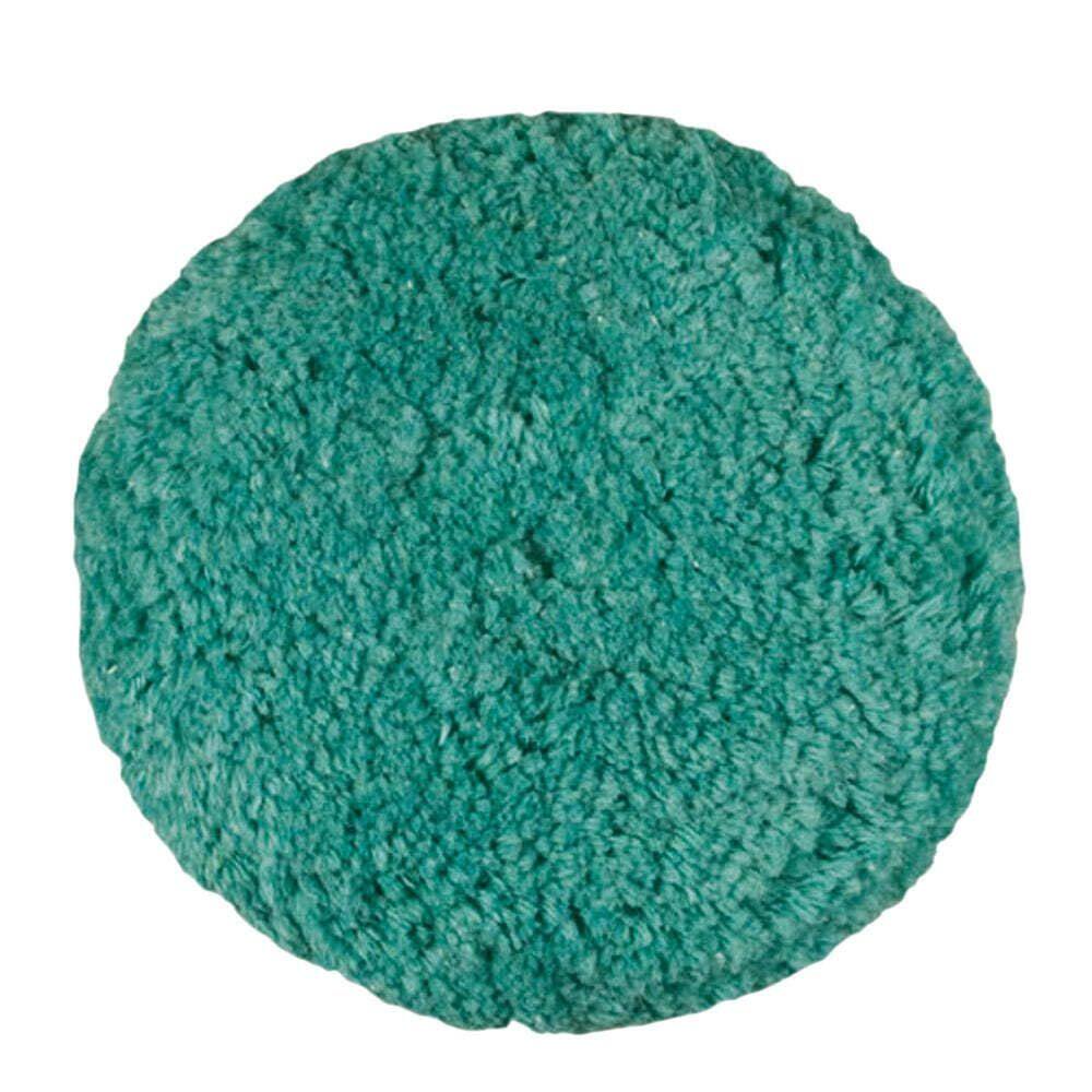 Almofada de polimento Presta Rotary Blended Wool, verde, de corte claro/polimento