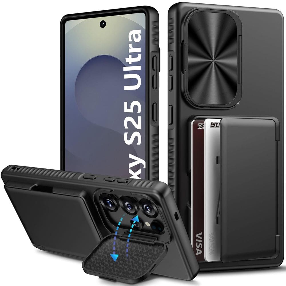 Capa de telefone BXYJY para Samsung Galaxy S25 Ultra com suporte para cartão