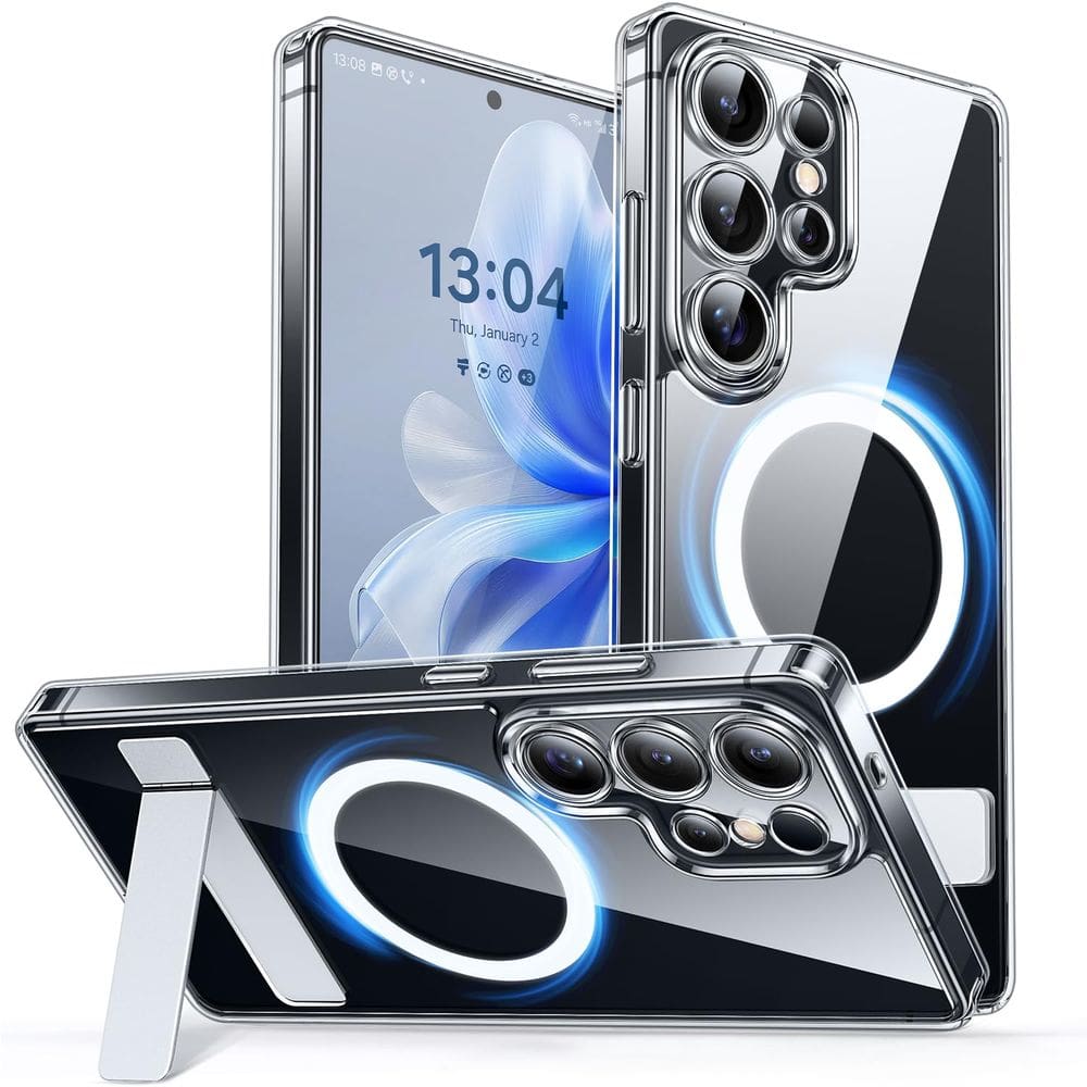 Capa de telefone CANSHN para Samsung Galaxy S25 Ultra com suporte