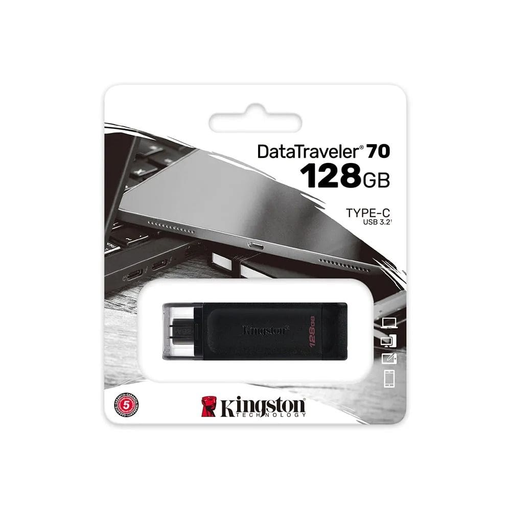 Pen Drive Smartphone Tipo C Kingston Datatraveler 70 128gb