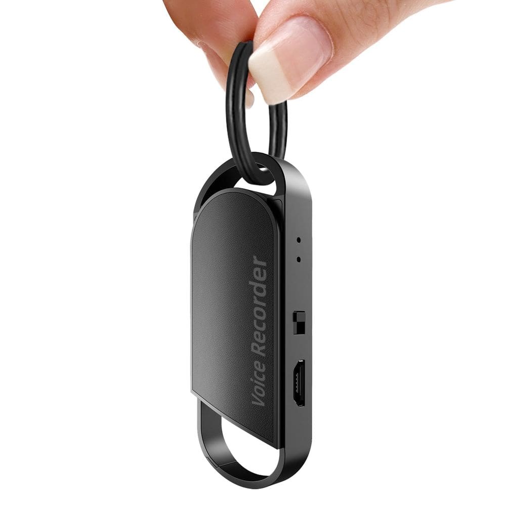 Gravador de voz FSLTBX 128GB com redução tripla de ruído inteligente de IA