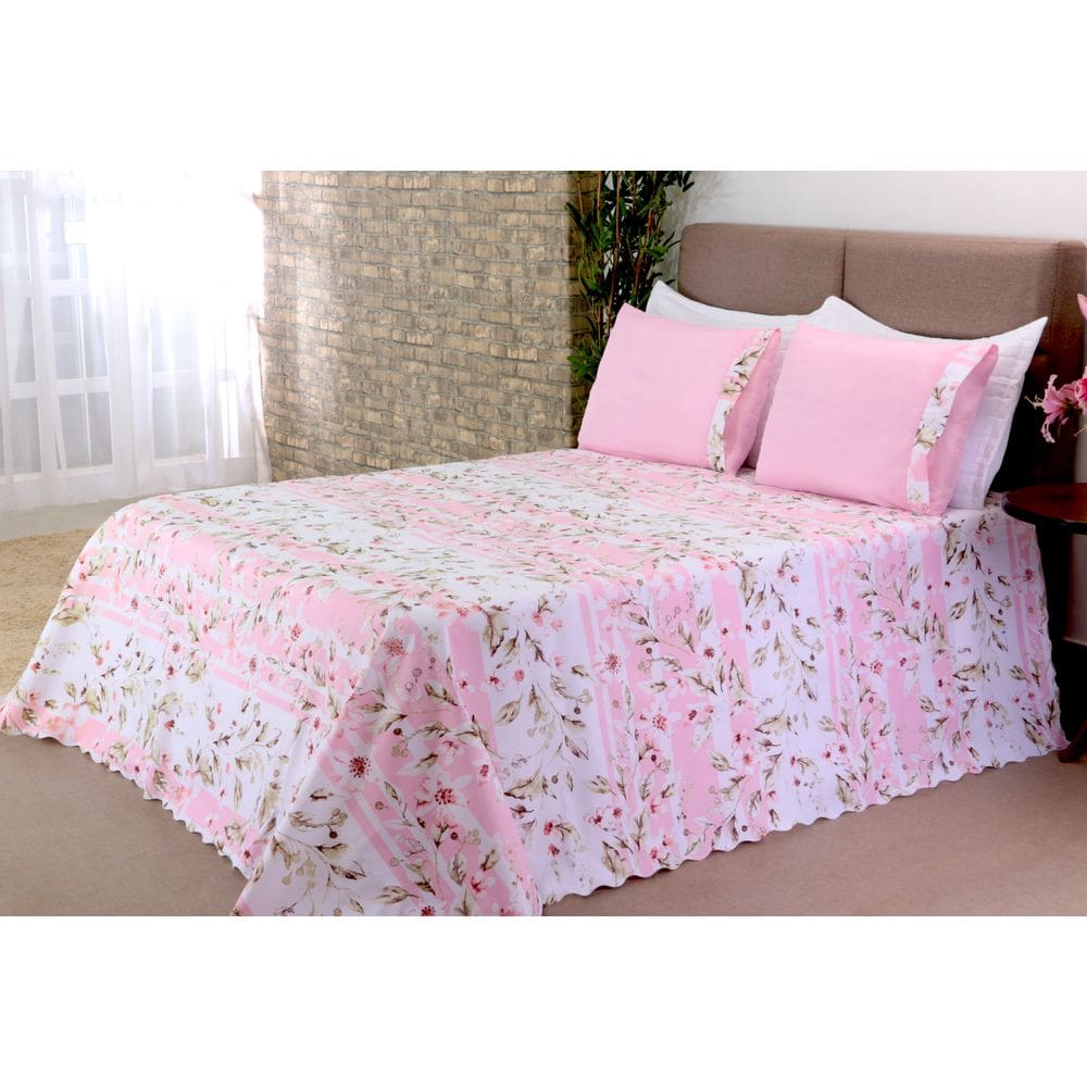 Colcha Bel Queen 03 Pçs Lirio